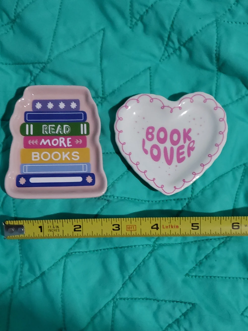 2 Book Lovers Mini Trinket Trays